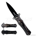 Design Handle Black Blade 8" Knife - KS1204