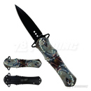 Design Handle Black Blade 8" Knife - KS1204