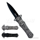Design Handle Black Blade 8" Knife - KS1204