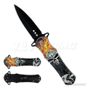 Design Handle Black Blade 8" Knife - KS1204