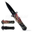 Design Handle Black Blade 8" Knife - KS1204