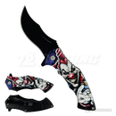 Skull Design Handle 8" Knife - KS1340