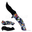 Skull Design Handle 8" Knife - KS1340