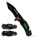 3D Scorpion Design 8.5' Knife W/ Glass Breaker - KS1814