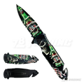 Skull Design Handle 8" Knife - KS1820