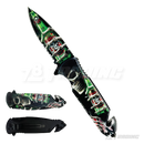 Skull Design Handle 8" Knife - KS1820