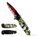 Skull Design Handle 8" Knife - KS1820