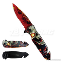 Skull Design Handle 8" Knife - KS1820