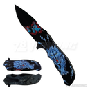 3D Wolf Design Handle 8" Knife - KS1927