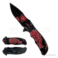 3D Wolf Design Handle 8" Knife - KS1927
