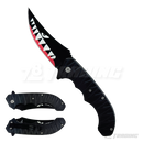 3D Black Handle 8" Knife - KS5566