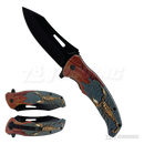 Plastic Design Wood Handle 8.5" Knife - KS6309