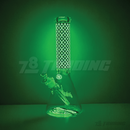 Glow In The Dark LV Monogram Pattern Beaker 14inches / 7mm