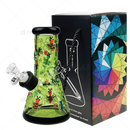 OG Original Glass 8Inches 7mm Glow In The Dark Art Beaker - OG627 / GREEN