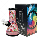 OG Original Glass 8Inches 7mm Glow In The Dark Art Beaker - OG627 / PINK