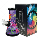 OG Original Glass 8Inches 7mm Glow In The Dark Art Beaker - OG627 / PURPLE