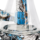 OG Original Glass 10inches Silicone Water Pipe with Glass - OG-SLB027