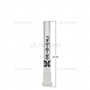 OG Original Glass Open Ended 6 Slits Downstem - BLACK