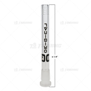 OG Original Glass Open Ended 6 Slits Downstem - BLACK