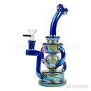 Legendary Glass Metallic Chrome Recycler LG334