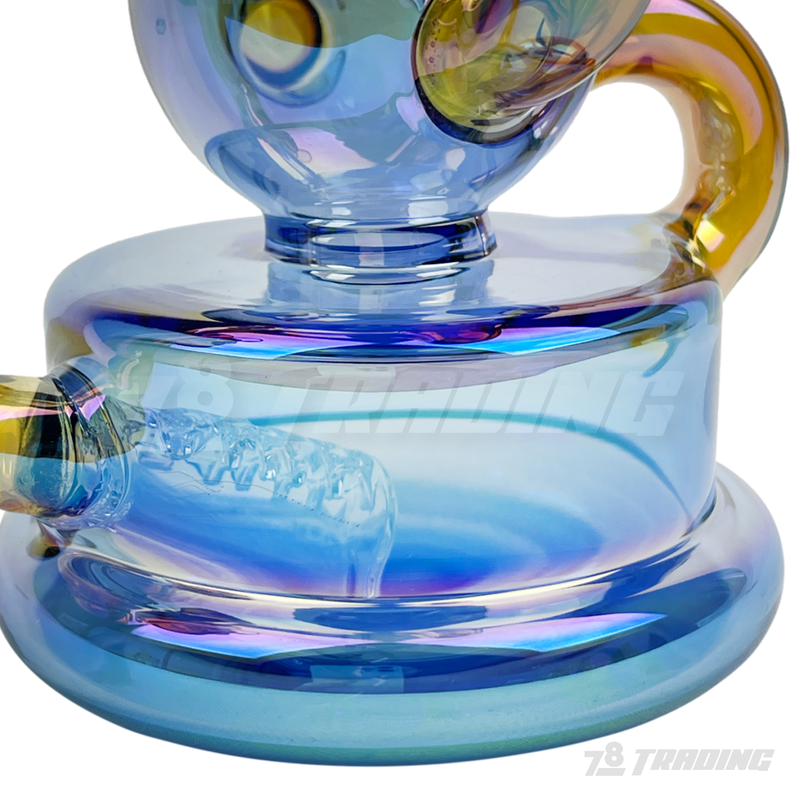 Legendary Glass Metallic Chrome Recycler LG334