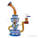 Legendary Glass Metallic Chrome Recycler LG334