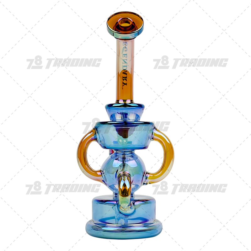 Legendary Glass Metallic Chrome Recycler LG334