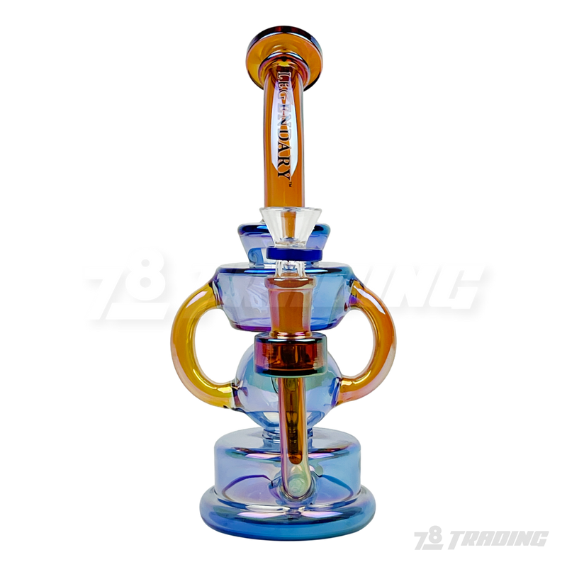 Legendary Glass Metallic Chrome Recycler LG334