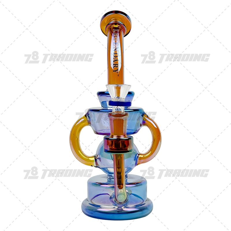 Legendary Glass Metallic Chrome Recycler LG334