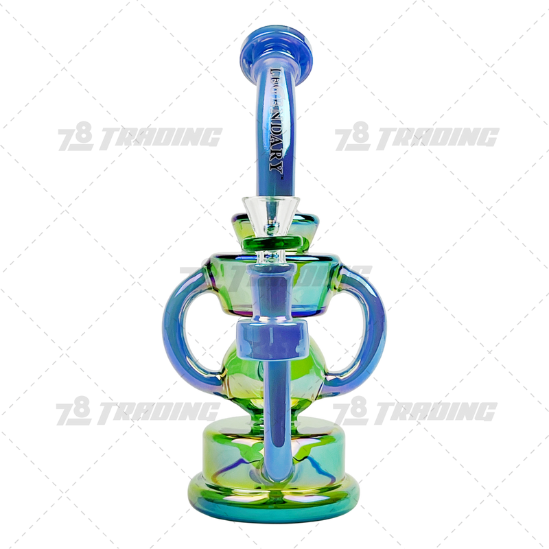 Legendary Glass Metallic Chrome Recycler LG334