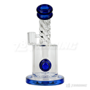Twist Glass 6inches Bent Neck Glass Rig with Diffuser - RM140