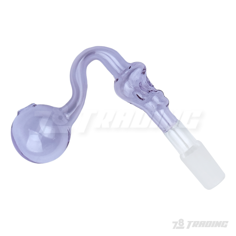 Colorful Skull Oil Burner Pipe Bowl 14mm Joint