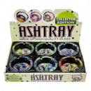 Round Glass Ashtray 6pcs Display - LEAF