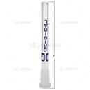 OG Original Glass Open Ended 6 Slits Downstem - BLUE