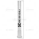 OG Original Glass Open Ended 6 Slits Downstem - BLACK