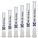 OG Original Glass Open Ended 6 Slits Downstem - BLUE