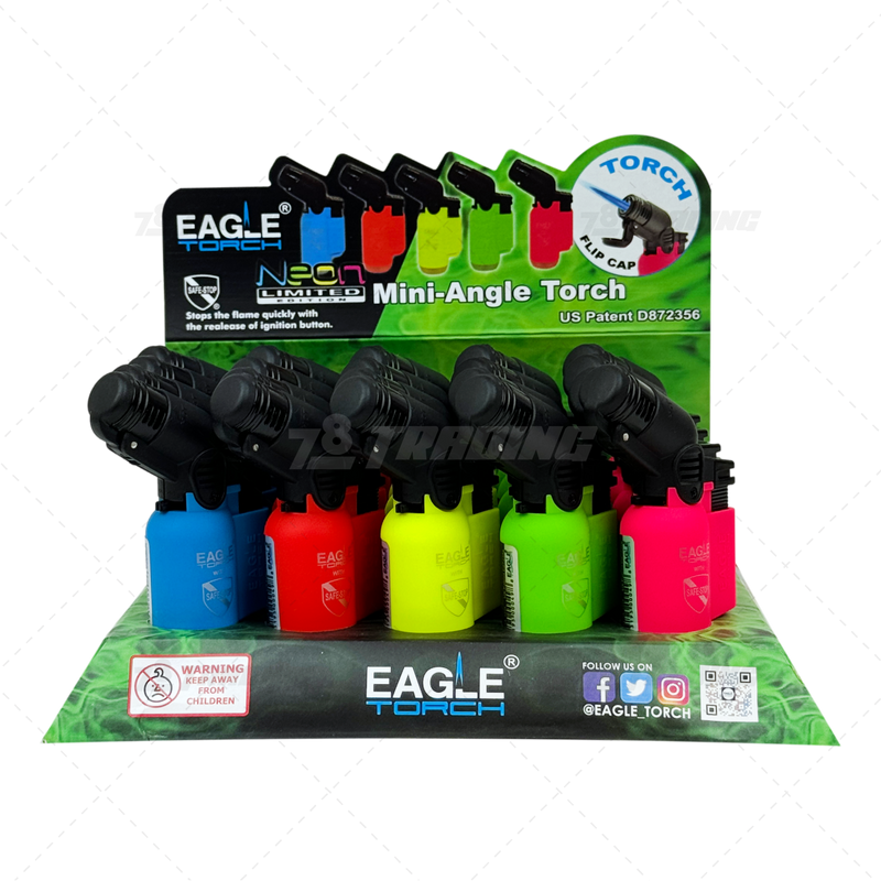 Eagle Angle Mini Adjustable Torch - NEON 20pcs / Display