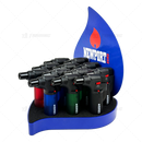 New Port ZERO Single Flame Torch Transparent - 12pc Display