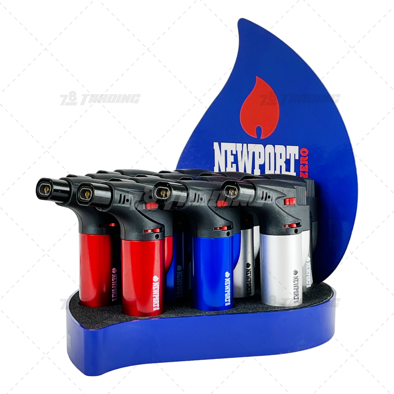 New Port ZERO Double Flame Torch - 12pc Display