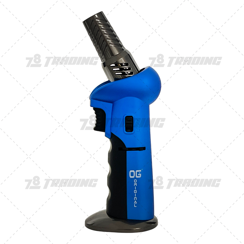 OG Original Rotating Angles Single Jet flame Torch TR013 - BLUE