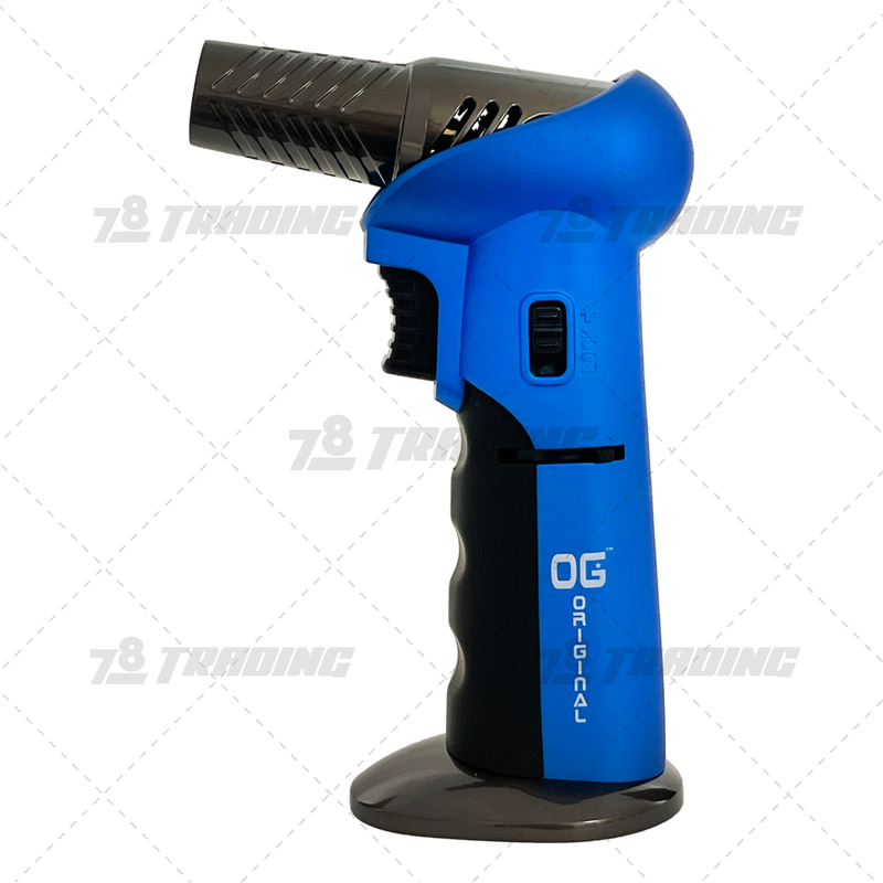 OG Original Rotating Angles Single Jet flame Torch TR013 - BLUE