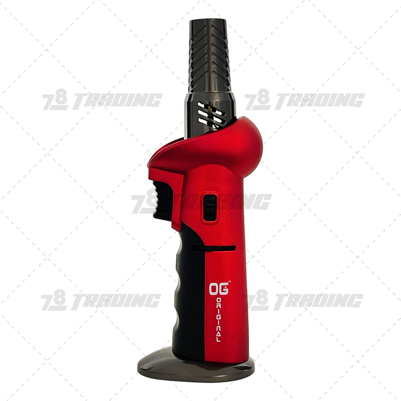 OG Original Rotating Angles Single Jet flame Torch TR013 - RED