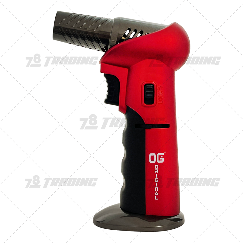 OG Original Rotating Angles Single Jet flame Torch TR013 - RED