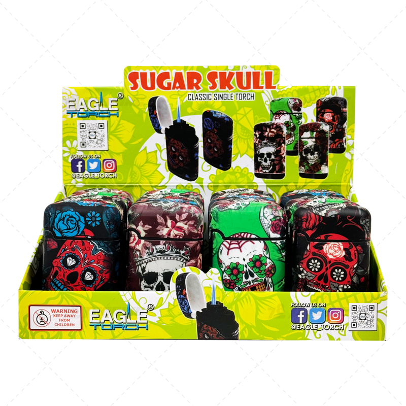 EAGLE Torch SUGAR SKULL lighter 20pcs / Display