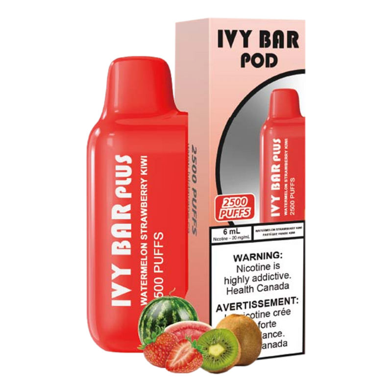 Ivy Bar Pods 2500 Puffs - 10 CT