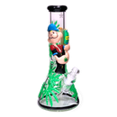 3D Art Glow In Dark Glass Beaker - Popeye