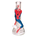 3D Art Glow In Dark Glass Beaker - Spider Man