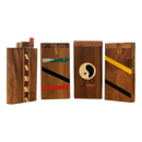 Wood Dugout with One Hitter 4inch Brown