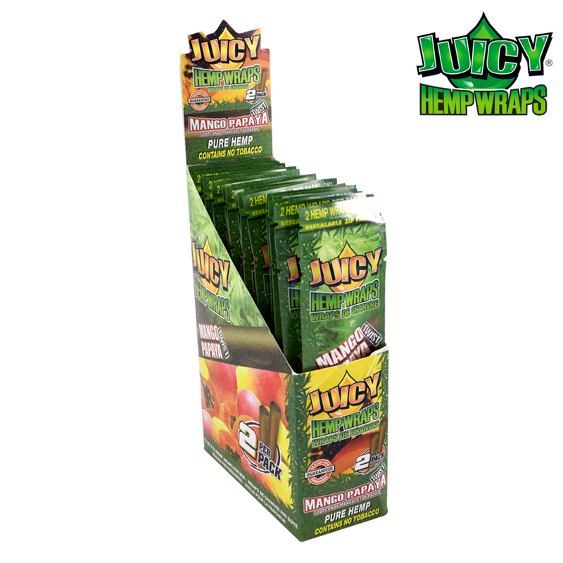 JUICY HEMP WRAPS – MANGO PAPAYA TWIST