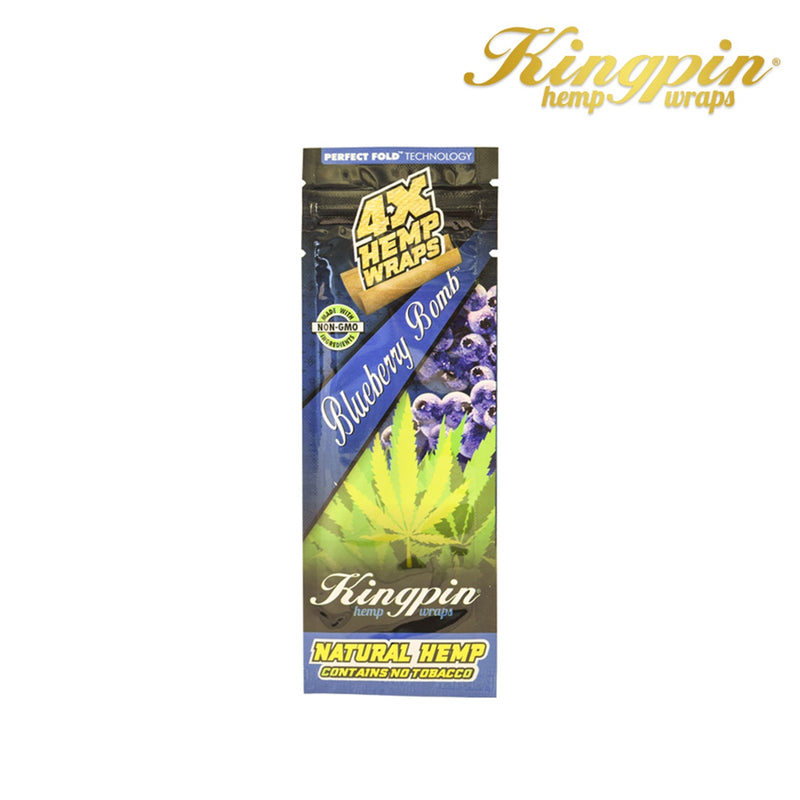 KINGPIN HEMP WRAPS – BLUEBERRY BOMB